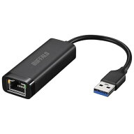 バッファロー 有線LANアダプター Giga Type-A USB3.2(Gen1)対応 ブラック LUA6-U3-AGTE-NBK 送料無料