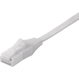 BUFFALO Cat6A �c���̐܂�Ȃ�LAN�P�[�u�� �t���b�g �X�g���[�g 3m �z���C�g BSLS6AFU30WH ��������