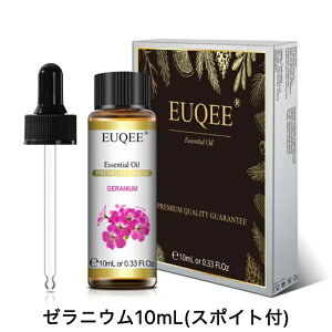 �yEUQEE�z�[���j�E�� Pelargonium graveolens �X�|�C�g�t 10mL�t���[�����n ���i�� PREMIUM GRADE �G�b�Z���V�����I�C�� Essential oil ���� �A���}�I�C�� �V�R ���Y��
