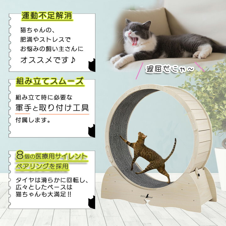楽天市場】ルームランナー 猫 キャットホイール ランニングホイール  