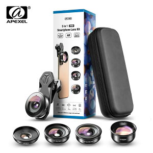 �X�}�z�����Y�L�b�g HD�� 5in1�����Y�L�b�g �����Y�Z�b�g �X�}�[�g�t�H���p�����Y 10�{�}�N�� 2�{�]�� 110°�L�p 170°���L�p 195°���� Apexel APL-HB5