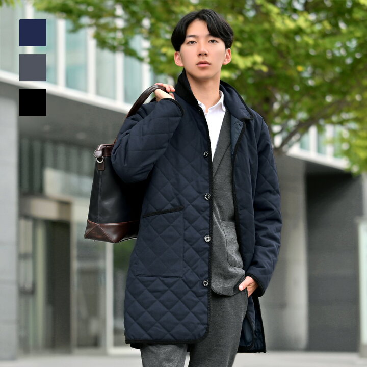 楽天市場】【 54%オフ SALE 】キルティングコート メンズ ステンカラー 