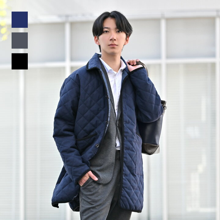 楽天市場】【500円引きクーポンが使える！】キルティングコート メンズ  