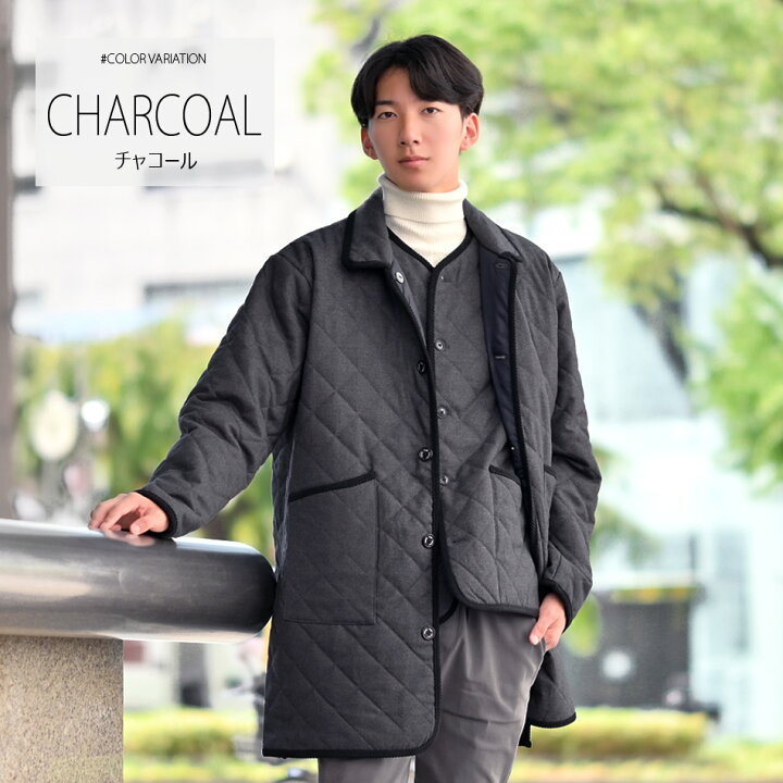 楽天市場】【500円引きクーポンが使える！】キルティングコート メンズ  