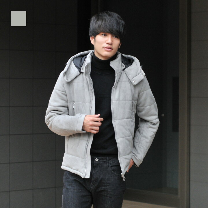 楽天市場 ダウンジャケット メンズ 大きいサイズ ビッグサイズ ベージュ グレー ブラック 黒 M L Xl Xxl 2l Ll 3l 中綿 スエード ストレッチ Evolution エボリューション Hk エイチケー Select Shop Hk エイチケー