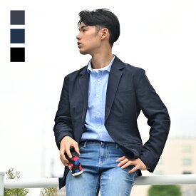【 14,080円→6,990円◆スーパーSALE 】ジャケット メンズ テーラードジャケット ストレッチ スーツ地 サマージャケット 大きいサイズ 紺ブレ カジュアル 2ピース(別売) 春夏秋冬 オールシーズン 紺 黒 チャコール ネイビー ブラック