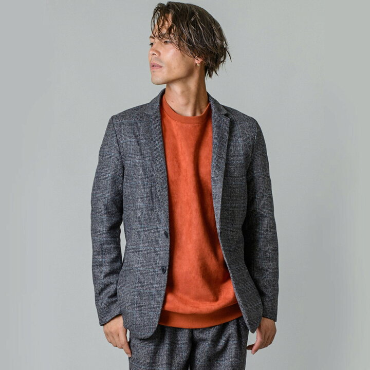 楽天市場 ジャケット メンズ グレンチェック コンサバ系 シンプル 2釦 秋冬 ベージュ グレー ブラック S M L Xl 2l Ll 0 1 2 3 Regievo レジエボ Select Shop Hk エイチケー