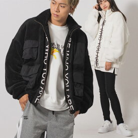 両面ボアトラックジャケット メンズ ビッグシルエット オーバーサイズ ストリート系 韓国ファッション 韓国系 RE730 セブンサーティー