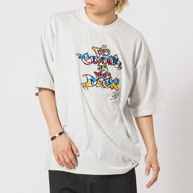 ロゴ刺繍ビッグTシャツ メンズ ビッグシルエット オーバーサイズ ストリート系 韓国ファッション 韓国系 RE730 セブンサーティー