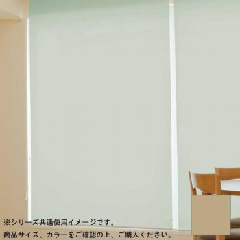 タチカワ ファーステージ ロールスクリーン オフホワイト 幅110 × 高さ200 cm プルコード式 TR-1011 ベージュ サイズ 個装サイズ ： 11 × 128 × 7 cmのサムネイル