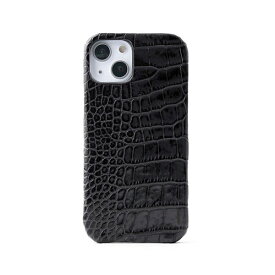 abbi SIGNATURE LIPARI イタリアンレザーバックカバー for iPhone 14 ブラック 背面カバー型 ABS24059i14BK 人気 商品 送料無料