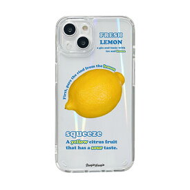 可愛い 雑貨 おしゃれ BOOGIE WOOGIE オーロラケース for iPhone 14 Lemon 背面カバー型 BW24099i14 お得 な 送料無料 人気