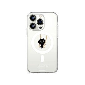 abbi FRIENDS 公式ライセンス品 ネコマンジュウMagSafe対応クリアケース for iPhone 14 Pro ブランコ 背面カバー型 ABF24224i14P 人気 商品 送料無料