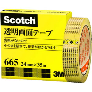 Օi 3M Scotch XRb` ʃe[v 24mm×35m 3M-665-3-24 IXX 