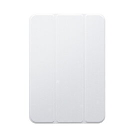 iPadケース LEPLUS 2021 iPad mini (第6世代) 背面クリアフラップケース Clear Note ホワイト LP-ITMM21CNTWH オススメ 送料無料