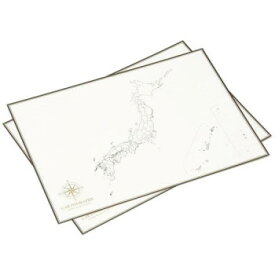 生活雑貨 おしゃれ プレゼント 大人の白地図　カルトグラフィー　ポスター・A3サイズ　日本　5枚入×3セット　CG-A3J 嬉しいもの オシャレ おいわい
