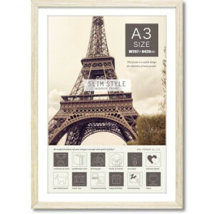�ɂ� �l�C �������� ��� �~ �t �� �~ �V���� �M�t�g ���� �΍� �v���[���g ���[�p���[ Slim Style Frame �X�����X�^�C���ؐ��t���[�� A3�� �i�`�������z���C�g SW-01801