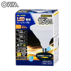 OHM LEDd r[v` E26 150` dF Ή LDR13L-W/D 11