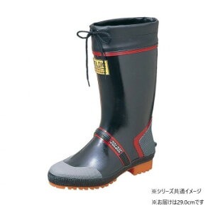 福山ゴム工業 長靴 ジョルディック DX-2 29.0cmブラック AA14700 靴 シューズ 靴下 ソックス | サイズ展開 22cm 23cm 24cm 25cm 26cm 27cm 28cm 29cm 30cm 大きいサイズ 小さいサイズ 調整可能 マジックテープ