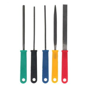 trad ミニヤスリ(5本組) TF-25 000396 工具 DIY 大工 作業 道具 職人 工房 製作 | 関連単語 木工工具 電動ノコ 木材加工 木槌 トンカチ 金づち 鉋 鑿 鉄鋸 鋸台 工房用工具 金属やすり ヤスリ 仕上
