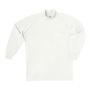 桑和 0058 長袖ハイネックTシャツ(胸ポケット付き) 4Lサイズ ホワイト(0) スポーツ アウトドア 野外 屋外 BBQ | 関連単語 おしゃれ アイデア商品 キッズ 靴 シ ューズ メンズ 男 レディース 女 ス