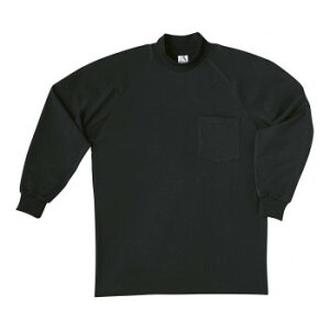 桑和 0058 長袖ハイネックTシャツ(胸ポケット付き) LLサイズ ブラック(4) スポーツ アウトドア 野外 屋外 BBQ | 関連単語 発表会 アイデア商品 キッズ 靴 シ ューズ メンズ 男 レディース 女 スニ