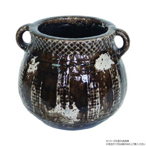 村田屋産業 グレーズドジャーポット チョコブラウン L 1514 ガーデニング DIY | 関連単語 アイデア商品 大きい 錆 さび 刈込 剪定 庭 ガーデン 雑貨 棚 木材 おしゃれ アイディア 便利 時短グッ