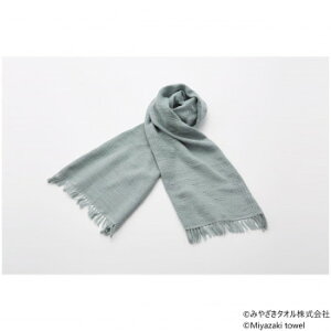 みやざきタオル 今治マフラー スラブ 160cm×34cm No.14 青ねずみ タオル | 関連単語 吸水 柔らかい 厚手 薄手 ホテルタオル ガーゼタオル セット ギフト 綿 バスタオル フェイスタオル スポーツタ
