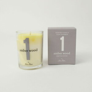 u̔ SCENTED CANDLE TCio[ AMBER WOOD 107080GY