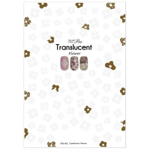 Sha-Nail Pro ʃlC lCV[ Translucent -Flower- TRA-002