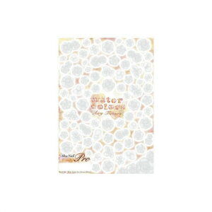 Sha-Nail Pro ʃlC lCV[ Water Colors Airy Flowers (White) WCAF-002