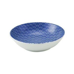 光洋陶器 花伝 青海波 青 13.5cm浅ボウル 52284015 食器 | 関連単語 ギフト パーティー 丸皿 来客用 茶碗 軽量 セット 和風 割れにくい おしゃれ 陶磁器 電子レンジ対応 小鉢 大皿 陶器 ミニプレー