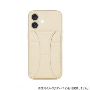 iPhone16専用背面型ケース NICOLA Ecru iP24-61-NIC01 PC パソコン スマホ タブレット | 関連単語 周辺機器 メモリ Android ドライブ USB ストレージ フラッシュメモリー コンパクト モニター アーム 液晶