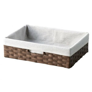 ちどり産業 ペーパー バスケット 布・ハンドル付 CH-42DBR 掃除 洗濯 クリーニング ランドリー 浴室 キッチン 台所 用品| 関連単語 竿 布団 タタキ 洗濯ばさみ ハンガー 叩き ふとん 部屋 干し