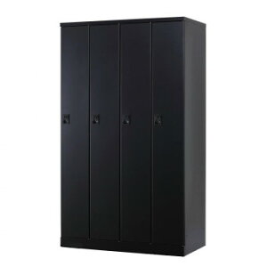 豊國工業 オール扉タイプ4人用1段 W1050(ダイヤル錠) RLK-TTD410-BMB 家具 収納 ラック | 関連単語 本棚 チェスト 衣装ケース ワゴン シューズラック カラーボックス キッチンラック ハンガーラック