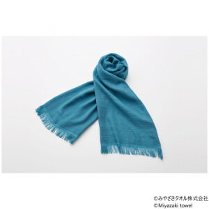 みやざきタオル 今治マフラー シーズン 160cm×34cm No.8 オーシャンブルー タオル | 関連単語 ギフト セット ガーゼタオル 綿 柔らかい 吸水 速乾 バスタオル フェイスタオル ミニタオル おしゃ