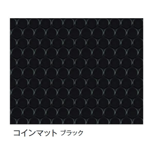 富双合成 ビニールマット(置き敷き専用) 約92cm幅×20m巻 コインマット(ブラック)のサムネイル