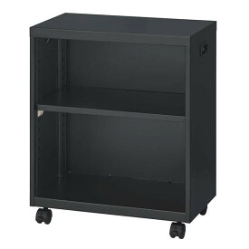 アイデア 便利 グッズ オフィス収納 ナカバヤシ キャスター付キャビネット デスクターナ H600 ブラック ND-722-BK／デスク下に収まるコンパクトサイズ お得 な全国一律 送料無料