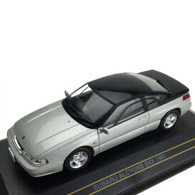 玩具 関連商品 モデルカー ミニチュア 車オブジェ スバル アルシオーネ SVX 1991 シルバー 1/43スケール F43057 人気 商品 送料無料