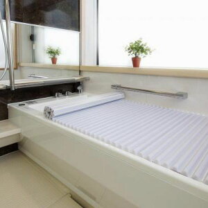おすすめの 便利アイテム 通販 イージーウェーブ風呂フタ 80×155cm用 ホワイト 使いやすい 一人暮らし 新生活