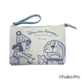 アイデア商品 面白い おすすめ I'm Doraemon ドラえもん ワンポイント刺繍Wポーチ A(帽子 ゴールド刺繍) DRA11-A 人気 便利な お得な送料無料