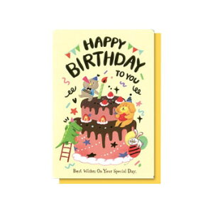 誕生日 カード 動物の人気商品 通販 価格比較 価格 Com