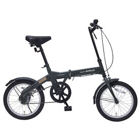 生活 雑貨 通販 折畳自転車16インチ グリーン M-100-GR オススメ 送料無料