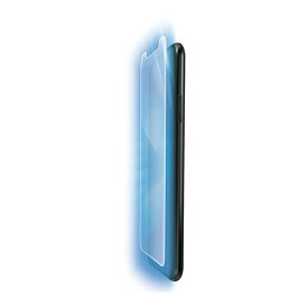 生活 雑貨 通販 iPhone 11 フルカバーフィルム 衝撃吸収 ブルーライトカット 防指紋 高光沢 透明 PM-A19CFLPBLGR オススメ