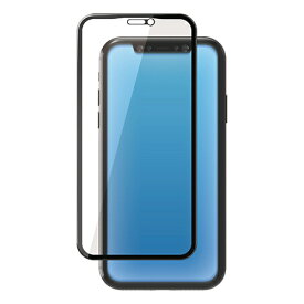生活 雑貨 通販 iPhone 11 フルカバーガラスフィルム フレーム付 ブルーライトカット ブラック PM-A19CFLGFRBLB オススメ 送料無料