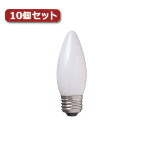 シャンデリア球 C37 E26 40W フロスト ガラス球の形状が炎型で、クリスタルシャンデリアなどの器具に最適です カラー:フロスト 消費電力(W):40 定格寿命(h):1500 全長(mm):100 径(mm):37 口金:E26 本体重