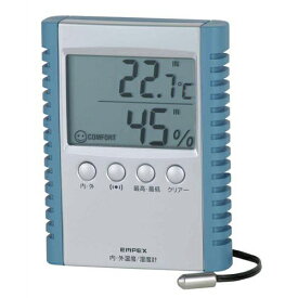 かわいい 雑貨 おしゃれ デジタル湿度計 内外温度計 TD-8172 好評 おしゃれ
