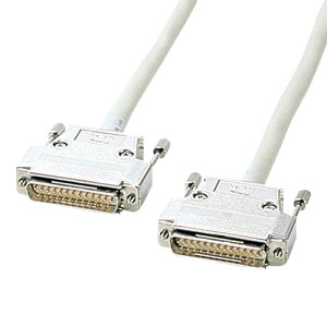 RS-232CケーブルD-sub25pin10m(ストレート全結線) パソコンとモデム・TA等のRS232C周辺機器(DCE)や、切替器を接続するケーブルです (D-sub25pinストレート全結線) 2重シールドケーブル 銅製高密度編み組