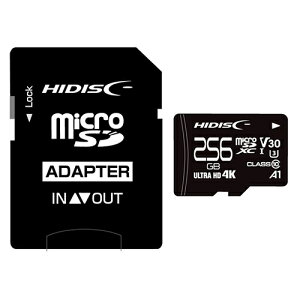  G ʔ microSDXCJ[h 256GB CLASS10 UHS-I Speed class3, A1Ή HDMCSDX256GCL10V30 IXX 