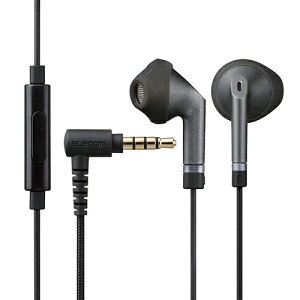 アイディア 便利 グッズ ステレオイヤホン/セミオープン型/φ3.5mm/マイク付/Fast Music/FS10I/13.6mmドライバー/高耐久ケーブル/ブラック EHP-FS10IMBK な全国一律 送料無料
